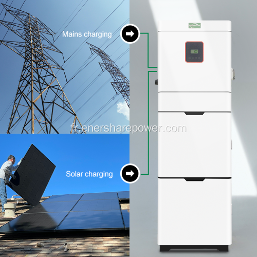 Système solaire hybride Hybride 5KW 10kWh pour une utilisation résidentielle